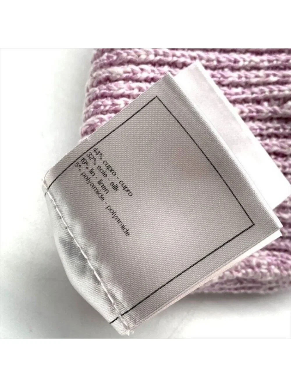 Chanel CC Logo Camellia Button Knit Cardigan Pink Lame
